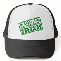 Distressed 100 Percent Authentic Irish Hat