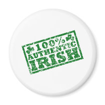 Distressed 100 Percent Authentic Irish Magnet