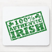Distressed 100 Percent Authentic Irish Mousepad