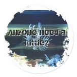 Distressed 2 Round Stickers