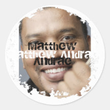 Distressed 2 Round Stickers