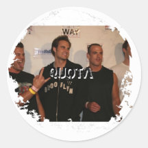 Distressed 2 Round Stickers