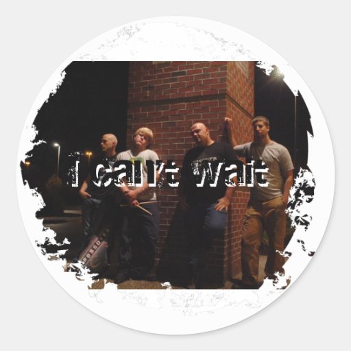 Distressed 2 Round Stickers