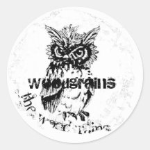 Distressed 2 Round Stickers