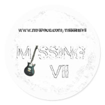 Distressed 2 Round Stickers - Customised