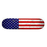 Distressed American Flag Skateboard