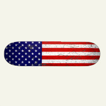 Distressed American Flag Skateboard skateboards