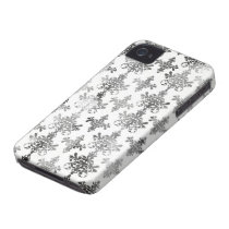 distressed black white intricate damask iphone 4 case-mate case