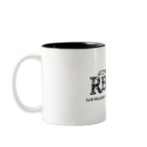 Distressed Border - 2-sided Ringer Mug