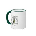 Distressed Border 2-sided Ringer Mug
