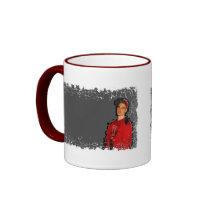 Distressed Border - 2-sided Ringer Mug