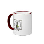Distressed Border - 2-sided Ringer Mug