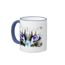 Distressed Border 2-sided Ringer Mug