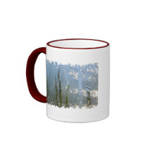 Distressed Border - 2-sided Ringer Mug