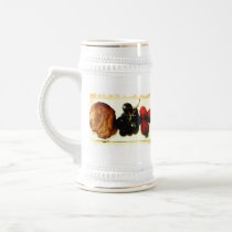 Distressed Border Stein Mug