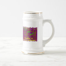 Distressed Border Stein Mug