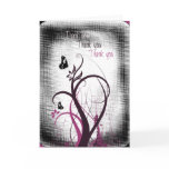 Distressed Butterfly Thank You Card
