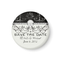 distressed chandelier black white magnets