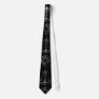 distressed chandelier black white neckwear
