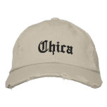 Distressed Chino Twill Cap Embroidered Hats