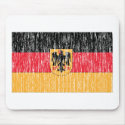 Distressed German Flag mousepads