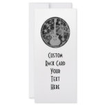 Distressed Guitar Stars Cameo Silhouette Dark BW rack cards