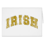 Distressed Irish cards
