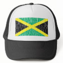 Distressed Jamaican Flag hats