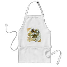 Distressed Look Steampunk Design Apron