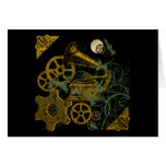 Distressed Look Steampunk Design cards