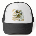 Distressed Look Steampunk Design hats