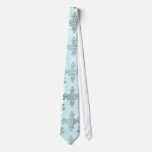 distressed lovely soft blue damask ties