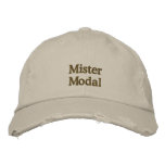 Distressed "Mister Modal" cap embroidered hats
