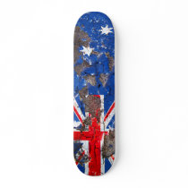 Distressed Nations - Australia (skateboard)
