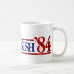 Distressed Retro Reagan-Bush 1984 Coffee Mug