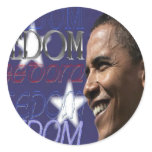 Distressed Round Stickers