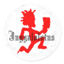 Distressed Round Stickers
