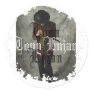 Distressed Round Stickers