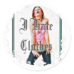 Distressed Round Stickers