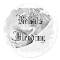 Distressed Round Stickers