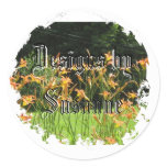 Distressed Round Stickers
