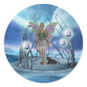 Distressed Round Stickers