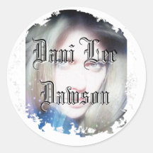 Distressed Round Stickers