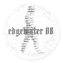 Distressed Round Stickers stickers