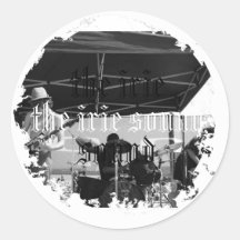 Distressed Round Stickers