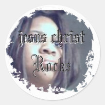 Distressed Round Stickers