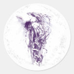Distressed Round Stickers