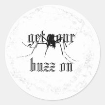 Distressed Round Stickers