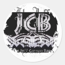 Distressed Round Stickers
