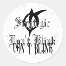 Distressed Round Stickers